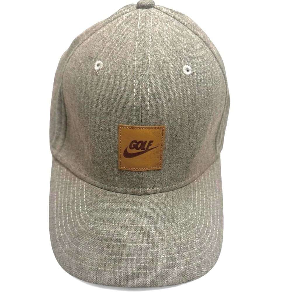 Nike Gray Cap with Brown Patch